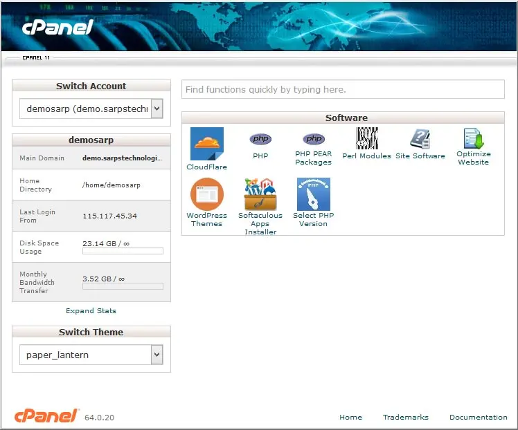 cpanel_software